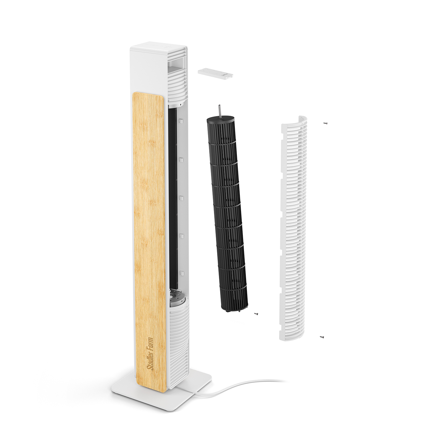 静音設計と安心の羽根なし構造