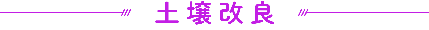 土壌改良