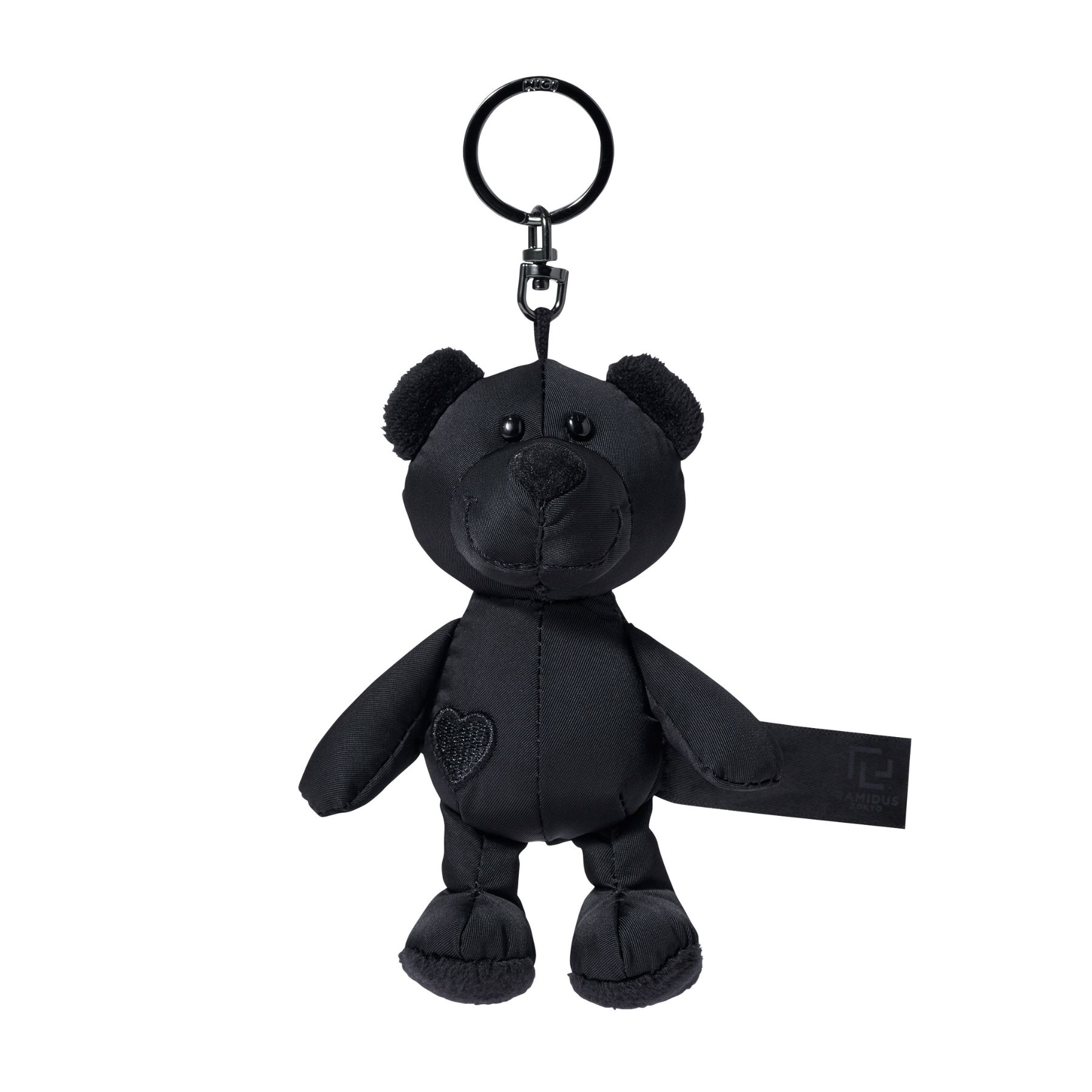 RAMIDUS×NICI キーホルダー BLACK BEAUTY LOVE BEAR 10cm メイン
