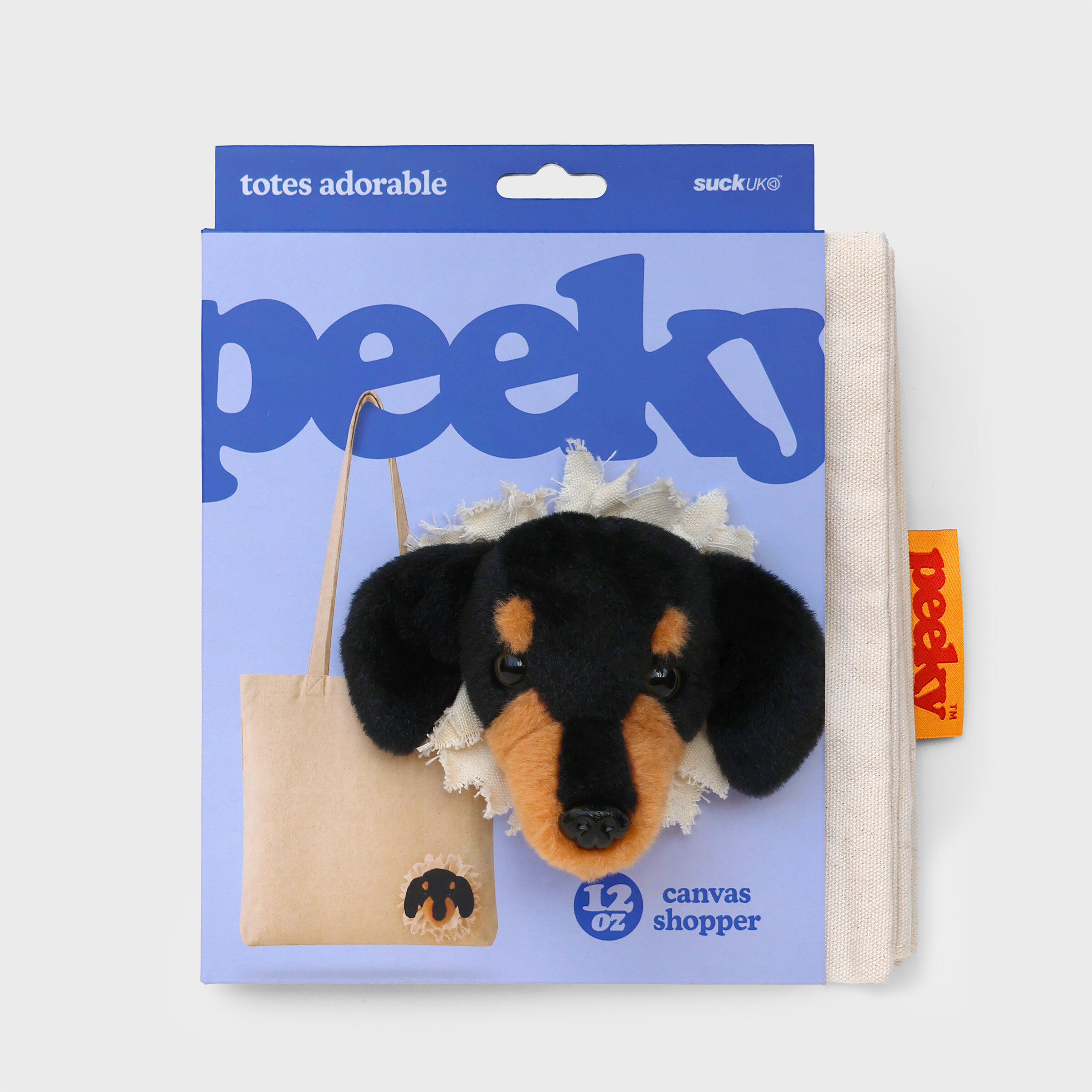 Peeky トートバッグ ドッグ