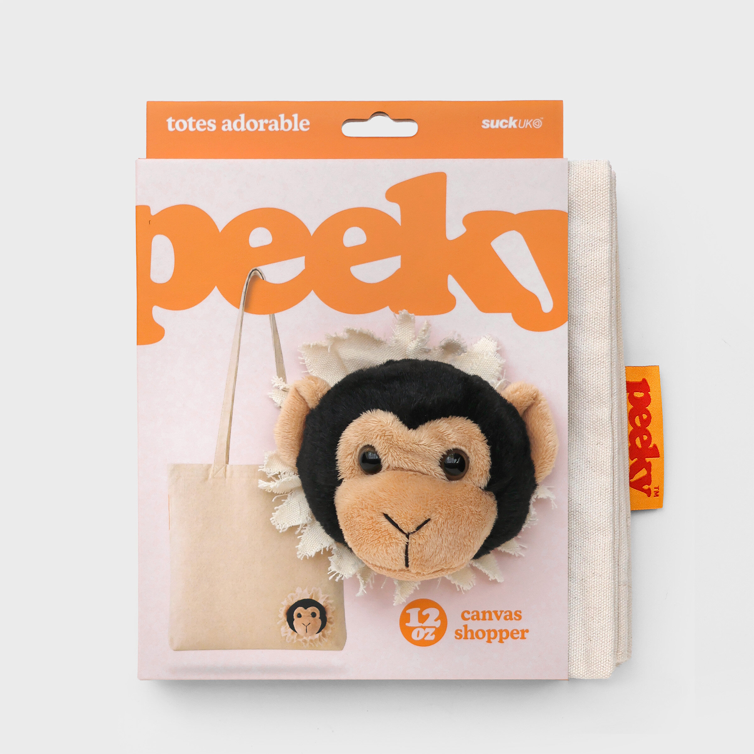 Peeky トートバッグ モンキー