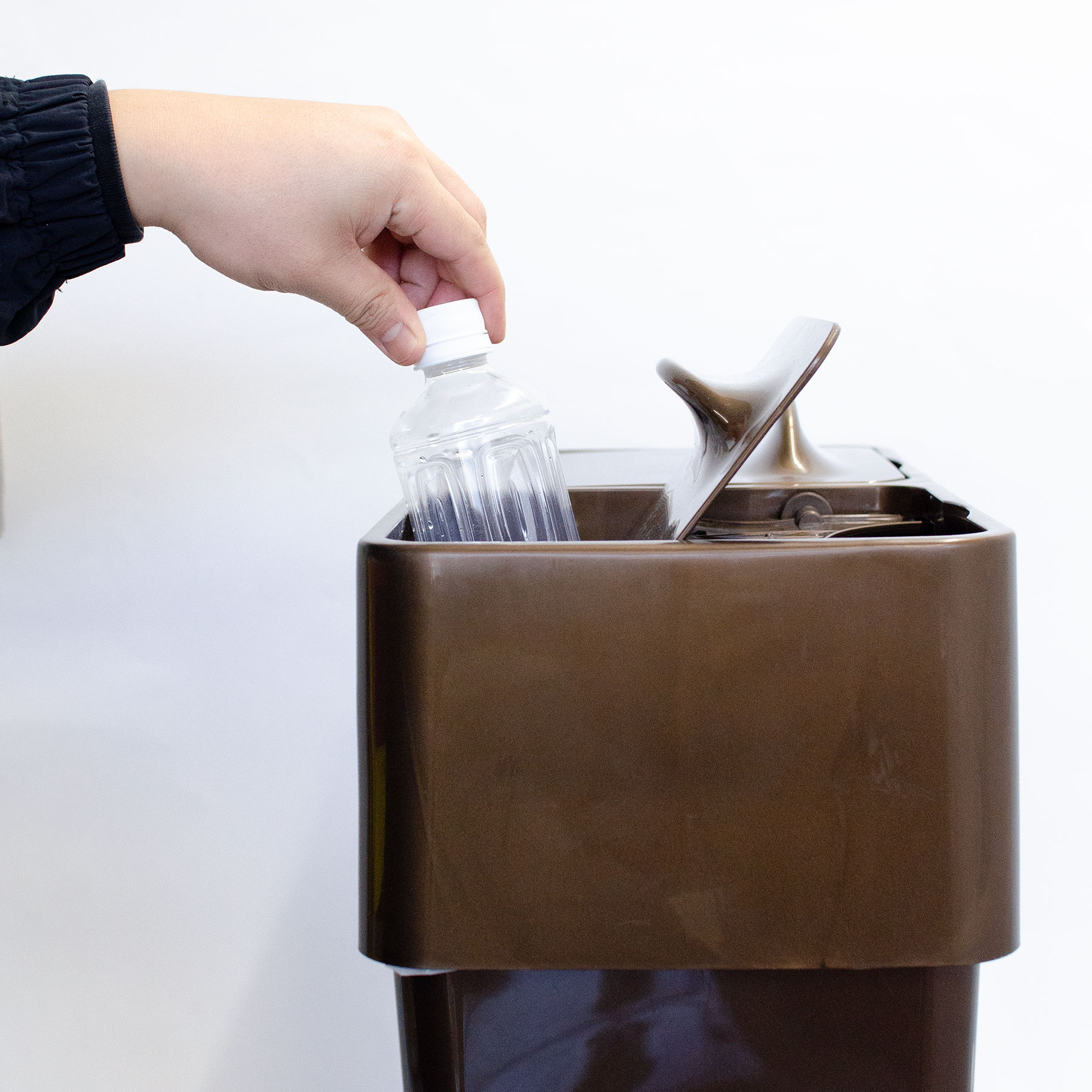 プッシュで捨てる