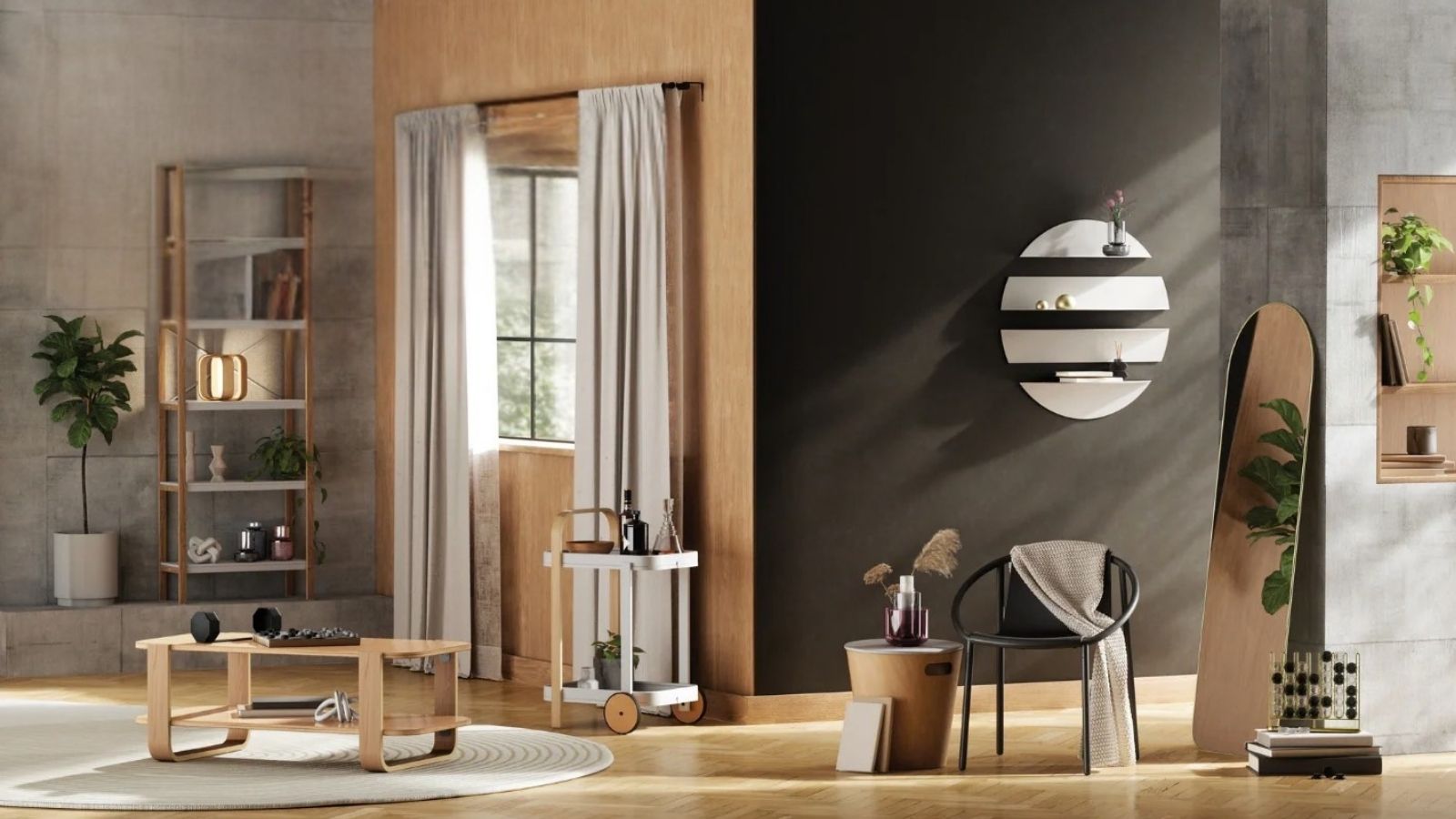 umbraのモダンインテリアコーディネート3