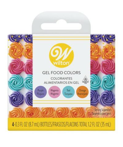 正規輸入品]Wilton/アイシングカラー ビビッド ジェル セットNeon Gel