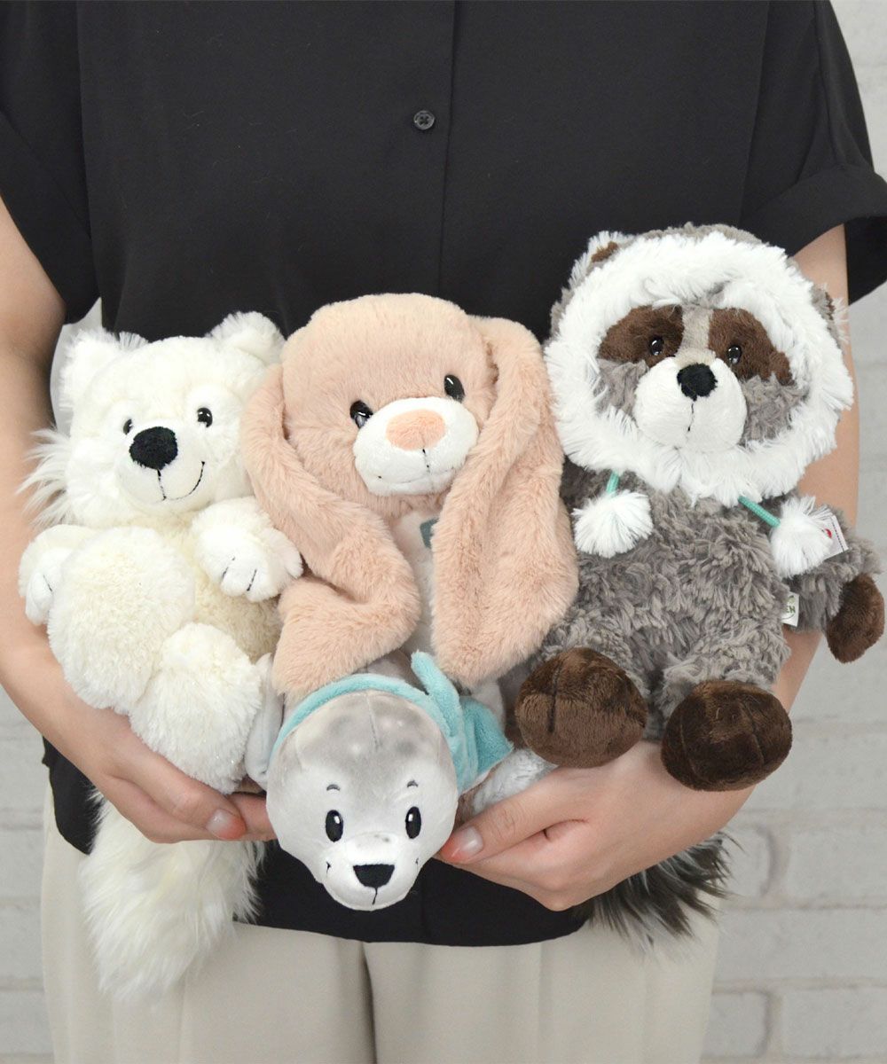 NICI(ニキ)/winter24 アザラシ ベンテ ネソベリぬいぐるみ 24cm