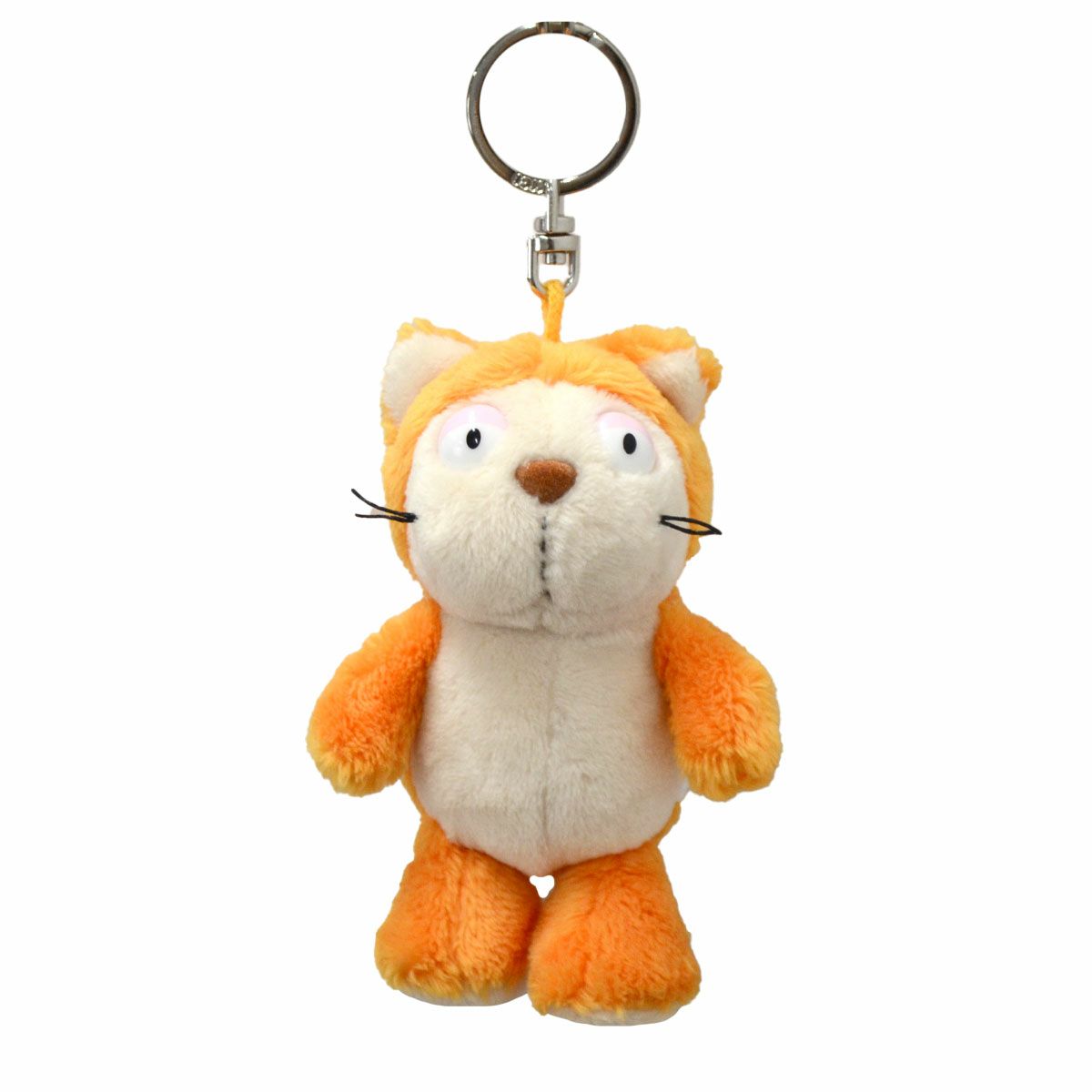 キーホルダー コミックキャット オレンジ 2024 10cm／NICI（ニキ