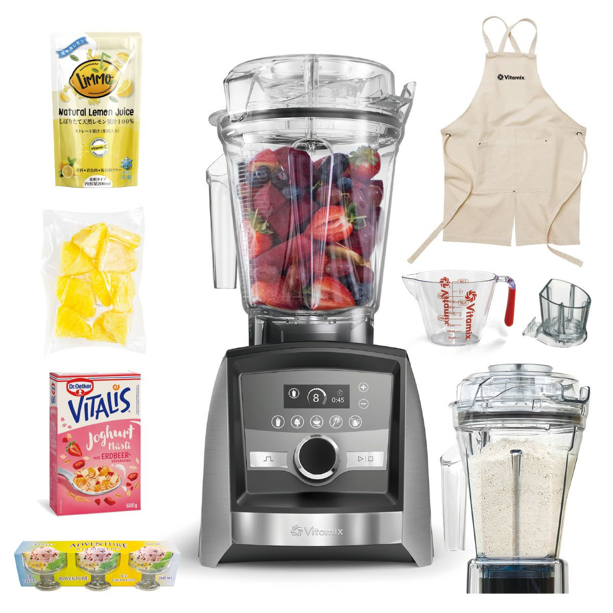 公式】バイタミックス Vitamix ミキサードライコンテナ 0.9L
