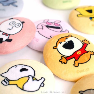 スタジオU.G（にしむらゆうじ）/もふい缶のバッジ その1【単品