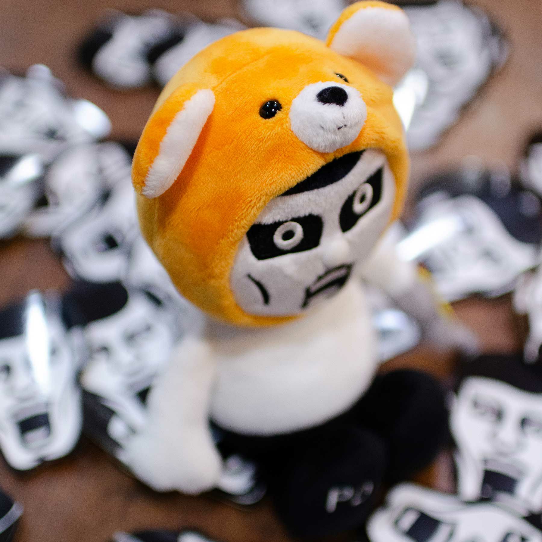 NICI×PUNK DRUNKERS(パンクドランカーズ) くまあいつ ぬいぐるみ25cm