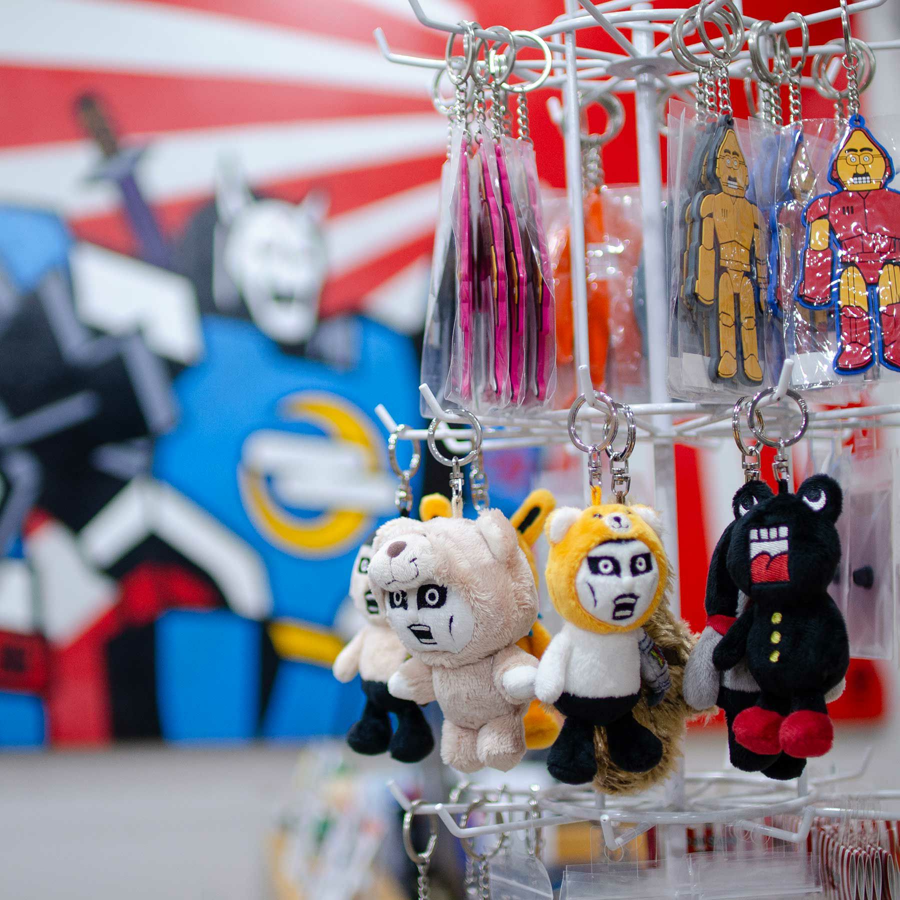 NICI×PUNK DRUNKERS(パンクドランカーズ) キーホルダー くまあいつ10cm